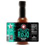 Image showcasing the Danny Cash bottle on a white background with a superimposed label, highlighting every aspect of the label design, presenting various elements of this vibrant and flavorful Taco Rojo Hot Sauce. Image showcasing the Danny Cash bottle on a white background with a superimposed label, highlighting every aspect of the label design, presenting various elements of this vibrant and flavorful Taco Rojo Hot Sauce.