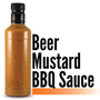 Image displaying the Branded Sauces' Beer Mustard BBQ Sauce bottle against a white background, showcasing the product's vibrant color and featuring the product name in the image, but without a label. Image displaying the Branded Sauces' Beer Mustard BBQ Sauce bottle against a white background, showcasing the product's vibrant color and featuring the product name in the image, but without a label.
