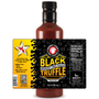 Bottle of Danny Cash CO34t Black Truffle Spicy Whiskey BBQ sauce Bottle of Danny Cash CO34t Black Truffle Spicy Whiskey BBQ sauce