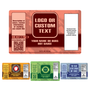 Thumbnail image for the Monotone Label Template, showcasing examples.