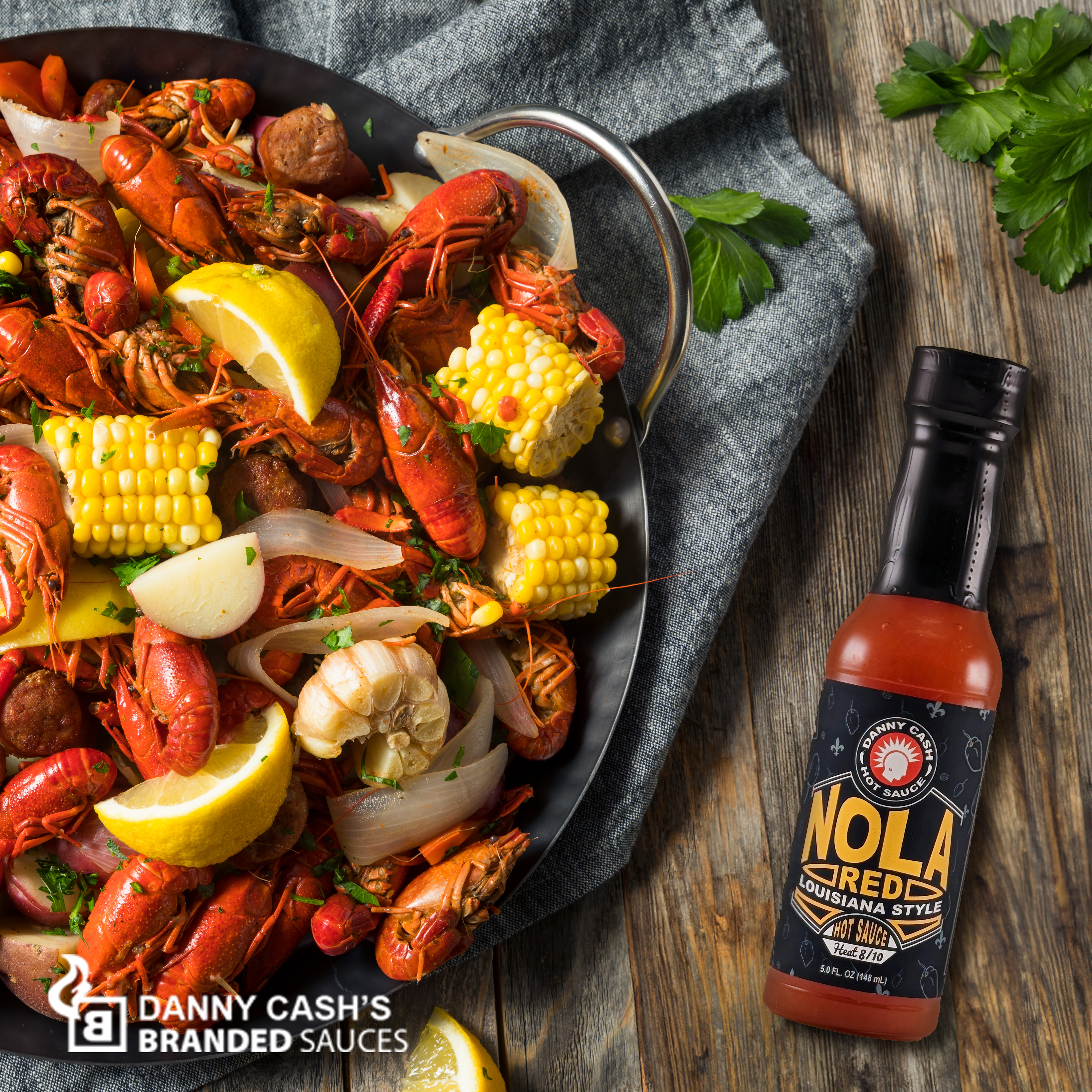 DC12 Danny Cash NOLA Red Hot Sauce
