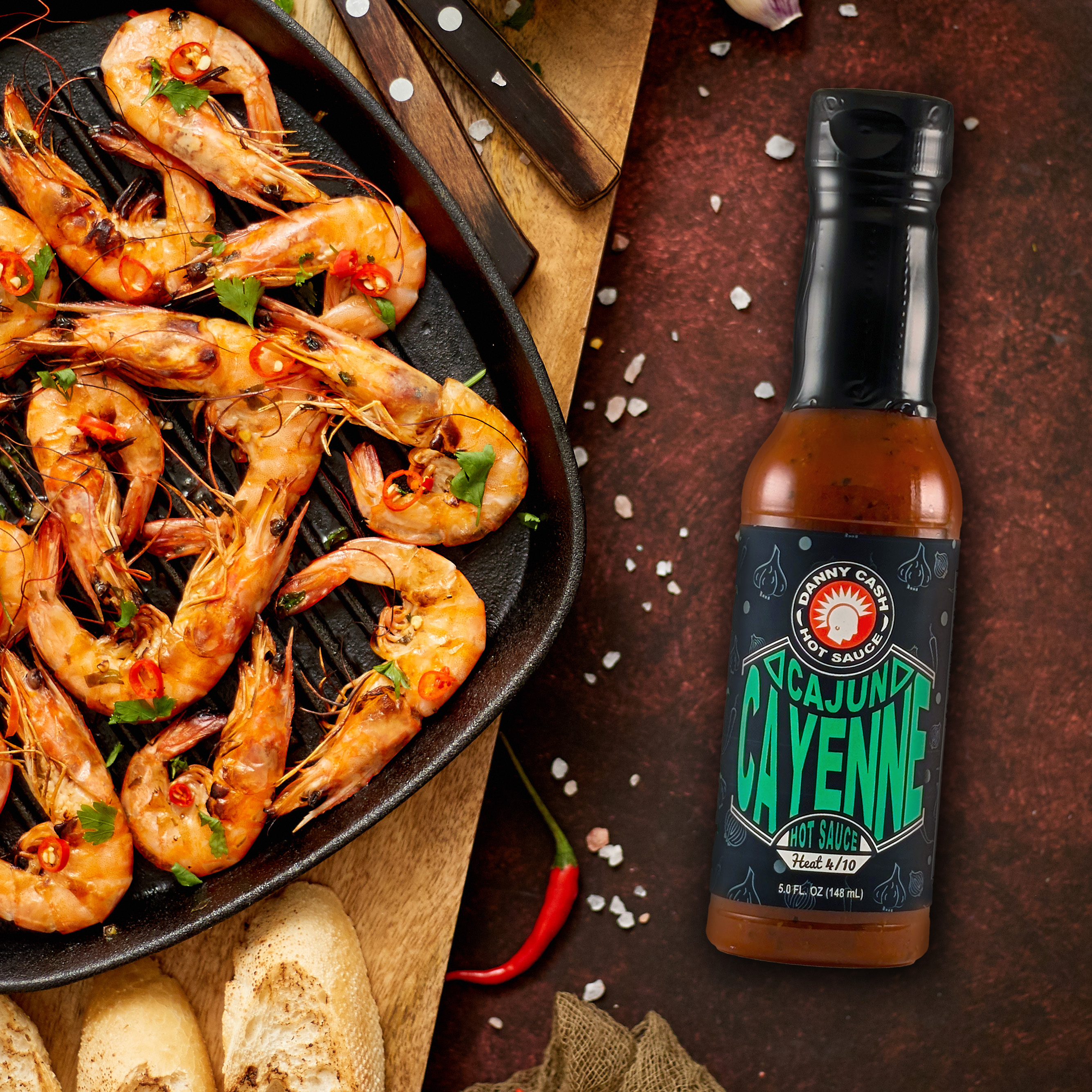 DC14 Danny Cash Cajun Cayenne Hot Sauce