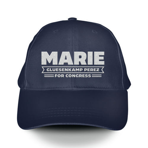 Marie For Congress (Embroidered Navy Baseball Cap)