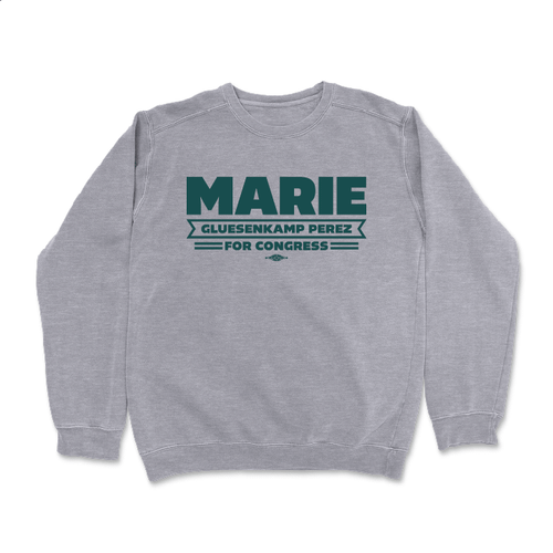 Marie For Congress (Dark Ash Crewneck Sweater)