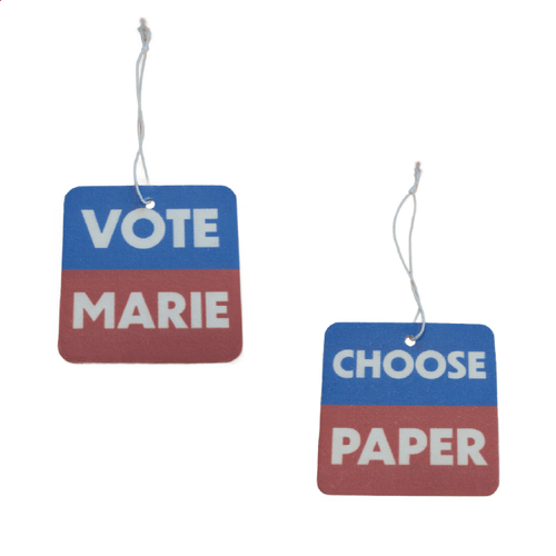 Vote Marie (Air Freshener -- Combo Pack of Two!)