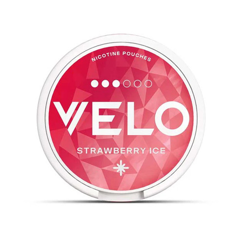 Velo Strawberry Ice 10mg Nicotine Pouches – Fresh Hit