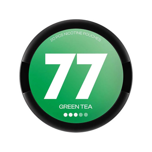 77 Nicotine Pouches Green Tea 10.4mg | Buy Online UK