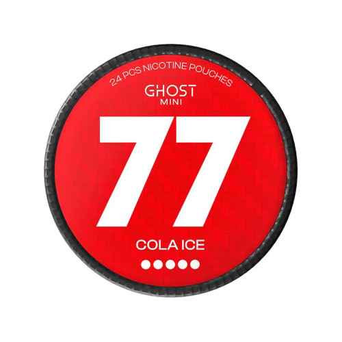 77 Ghost Mini Cola Ice Nicotine Pouches 20mg | UK Lowest Price