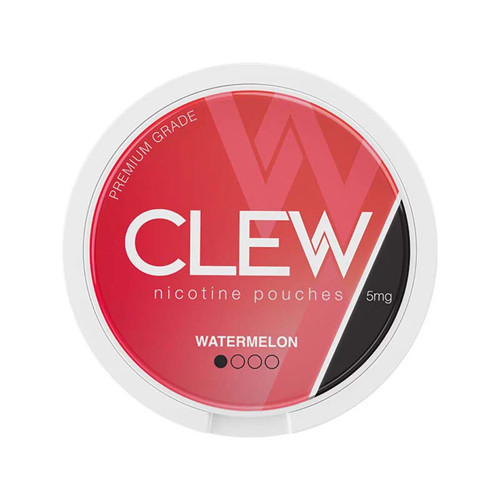 Clew Watermelon Nicotine Pouches 10 Cans | 5–20mg