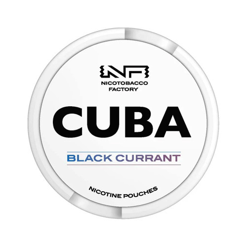 Cuba White Black Currant 16mg Nicotine Pouches UK