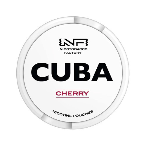 Cuba White Cherry Nicotine Pouches 10 Cans UK Lowest Price