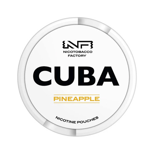 Nicotine Pouches 16mg Pineapple | Cuba White 10 Pack