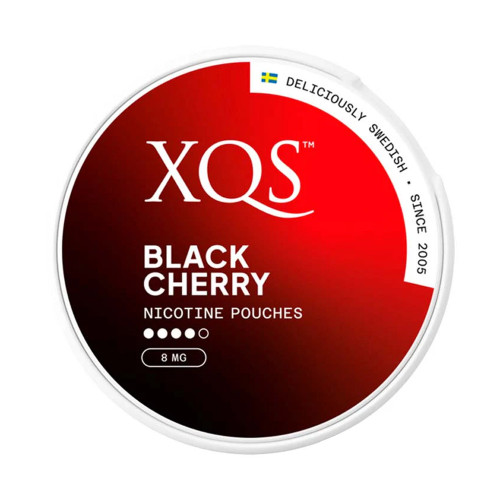 XQS Black Cherry Nicotine Pouches 8mg | Buy UK