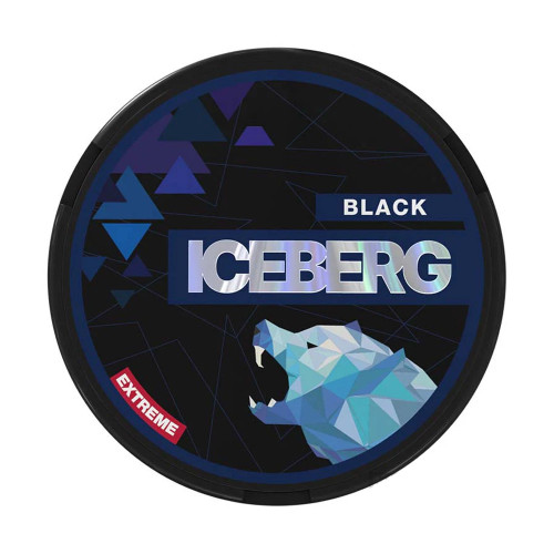 Iceberg Nicotine Pouches Black 20mg – 10 Cans UK Price