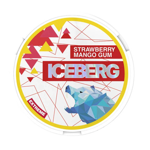 Iceberg Strawberry Mango Nicotine Pouches – 10 Cans UK