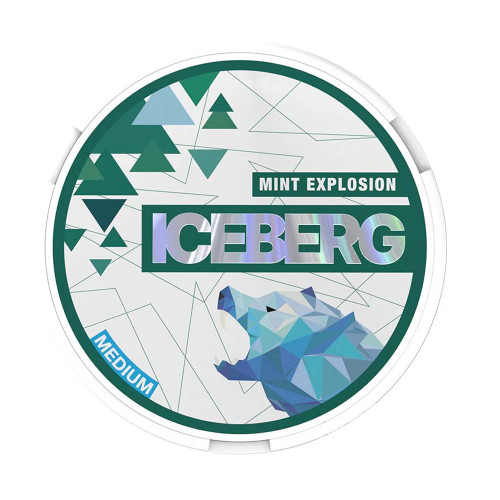 Iceberg Mint Explosion Nicotine Pouches UK | 50mg Strong