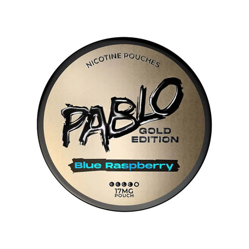 Pablo GOLD Edition 17mg Blue Raspberry Nicotine Pouches UK
