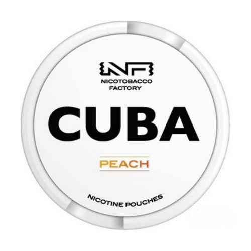 Cuba White Nicotine Pouches Peach 16mg – Long Lasting Hit