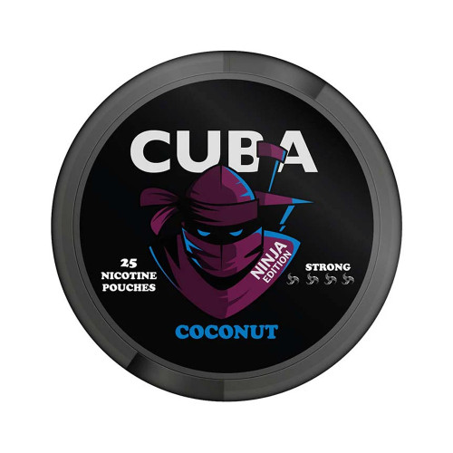 Cuba Ninja Coconut Nicotine Pouches 30mg – Long Lasting