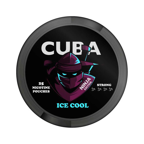 Nicotine Pouches 30mg Ice Cool – Cuba Ninja 10 Pack