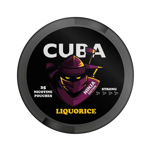 Nicotine Pouches 30MG Liquorice | Cuba Ninja UK