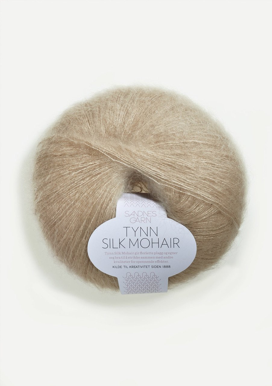 Tynn Silk Mohair, Light Beige 3022