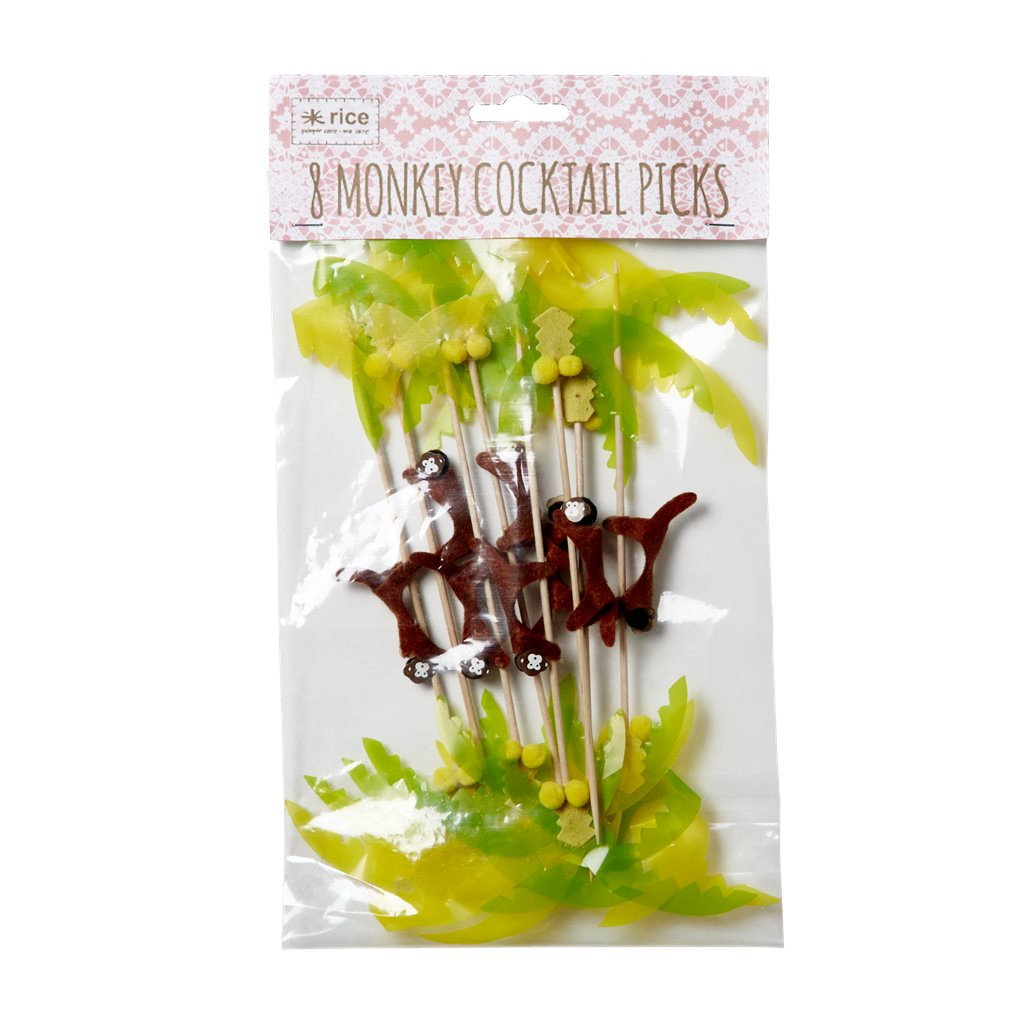 Monkey Cocktail Picks - Shop Nordic Nest