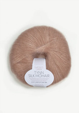 Tynn Silk Mohair, Dusty Pink. Sandnes Garn in the US, Norwegian made yarn. Pudder rosa