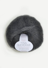 Tynn Silk Mohair, Steel Grey 6707, Sandnes Garn from Norway, Stålgrå