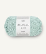 Mandarin Petit, 100% cotton yarn, Sandnes Garn, Norwegian Yarn in the US, Sandnes Garn in the US Mandarin Petit Blue Mint 7720