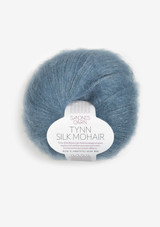 Tynn Silk Mohair Ice Blue 6552, Sandnes Garn Tynn Silk Mohair, Sandnes Garn in the US, Norwegian Made Yarn