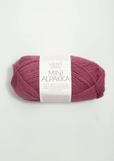 Mini Alpakka, Plum Mini Alpakka from Sandnes Garn, Sandnes Garn in USA, Norwegian Yarn, Petit Knit