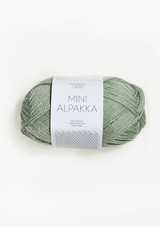 Mini Alpakka Dusty Green 803, Sandnes Garn in USA, Sandnes Garn , Norwegian Yarn, Petit Knit