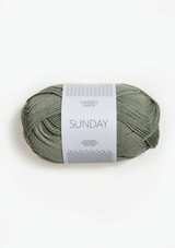 Sunday, Sandnes Garn Sunday, Dusty Light Green 8521, Sunday Petit knit, Petit Knit yarn, Sandnes in USA