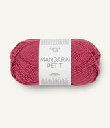 Mandarin Petit Raspberry Cream 4335, Plant based 100% cotton yarn from Sandnes Garn, Sandnes Garn in USA