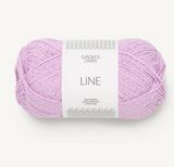 Line, Lilac 5023, Line Sandnes Garn, Linen and Cotton Blend, Plant based yarn. Sandnes Garn USA