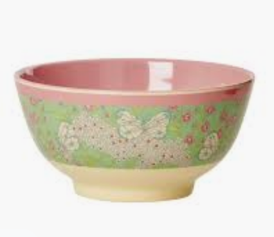  Small Melamine Bowl, Butterfly print