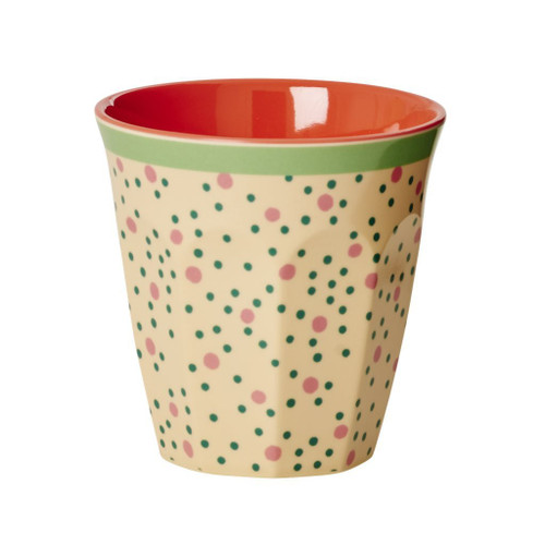 Melamine Medium cup with Dots print from Rice.dk
