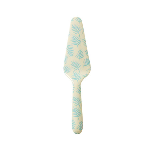 Melamine Cake Server with Leaf Print