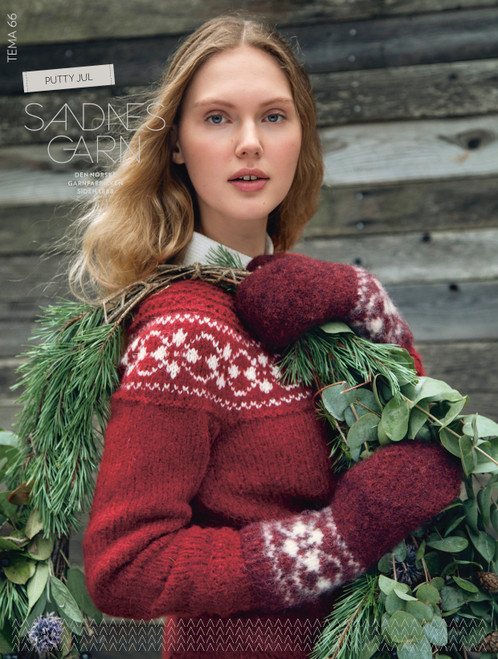 Sandnes Garn Tema 66, Putty Jul, Putty Christmas patterns, holiday pattern book