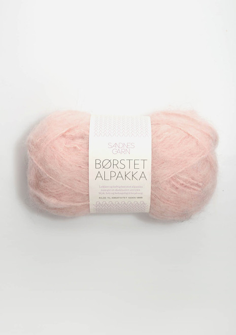 Børstet (Brushed) Alpakka, 4602 Powder Pink