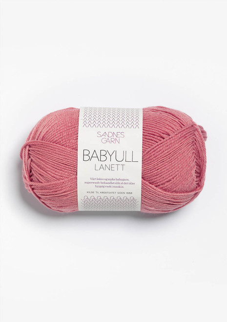 Babyull Lanett Dusty Old Pink 4023, Sandnes Garn Babyull Lanett, Norwegian yarn, Sandnesgarn in the US