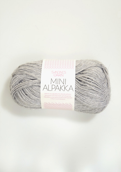 Mini Alpakka, 1032 Light Gray Heather
