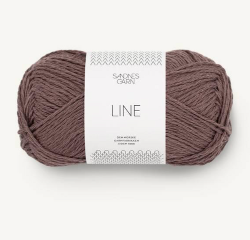 Line, Acorn 3161, Line Sandnes Garn cotton and linnen yarn, plant based yarn, Line Sandne Garn in USA
