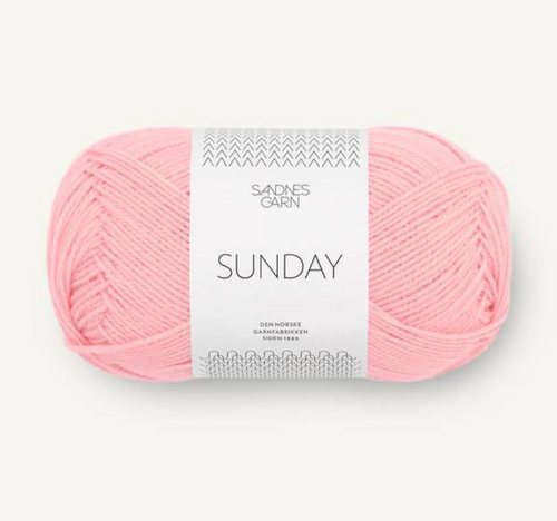 Sunday by Sandnes Garn, Sandnes Garn in the US, Thin Merino Wool, Sunday Knitting Patterns, Petite Knit, Sunday Blossom, Pink Merino Wool Yarn