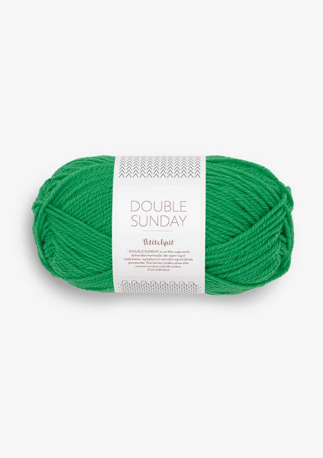 Double Sunday, Statement Green 8236, Petite Knit, Sandnes Garns
