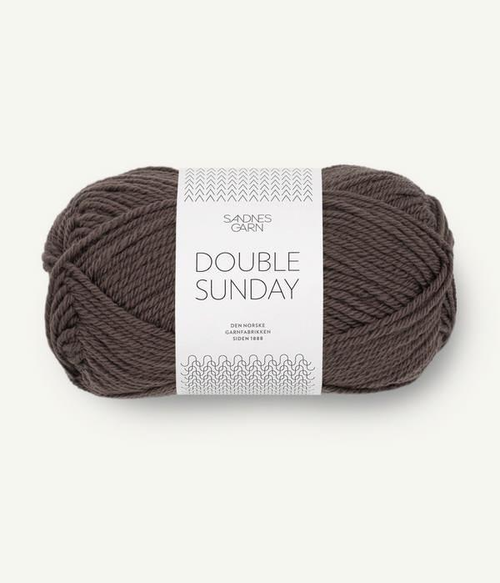 Double Sunday, Dk. Chocholate 3880, Sandnes Garns, Petite Knit