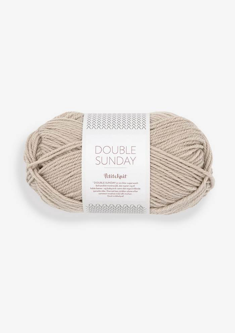 Double Sunday, Cardamom 3821, petite knit, Sandnes garn