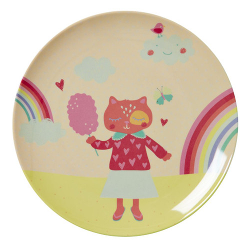 Kids lunch plate, Girl Camper