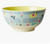 Large Melamine two tone bowl, SWIM print, By Rice.dk